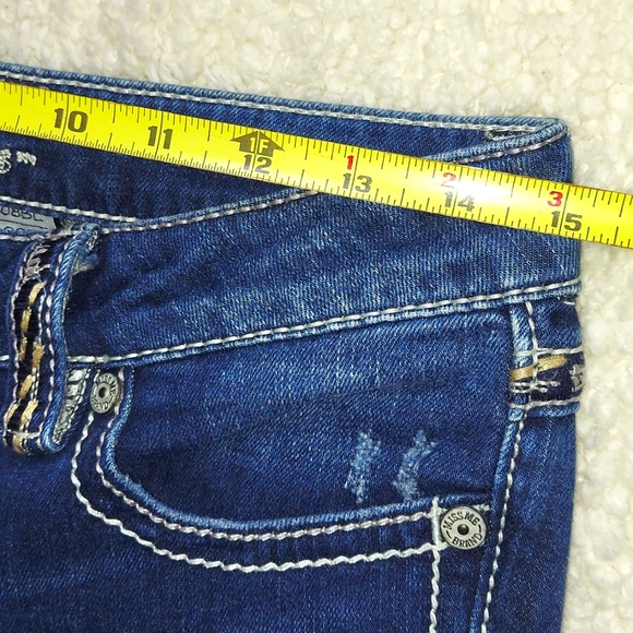 Miss Me M Series Buckle Exclusive Distressed Bootcut Jeans - Picture 11 of 12
